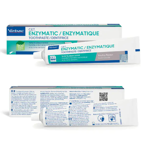 Virbac C.E.T. Kit salute orale dentifricio enzimico   bauzaarit.myshopify.com