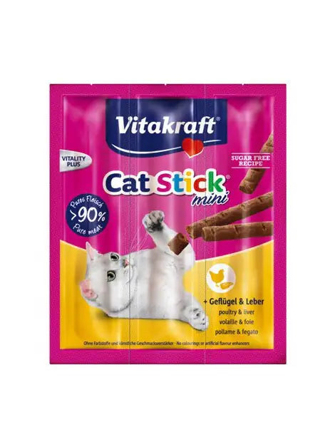 Vitakraft Cat Stick Mini 18 gr  Pollo e fegato bauzaarit.myshopify.com