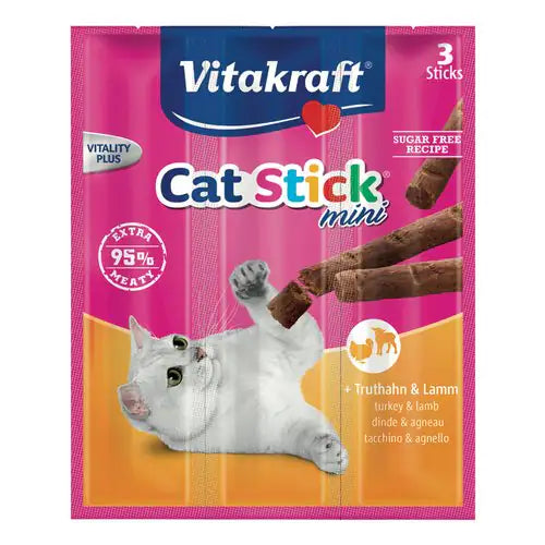 Vitakraft Cat Stick Mini 18 gr  Tacchino e agnello bauzaarit.myshopify.com