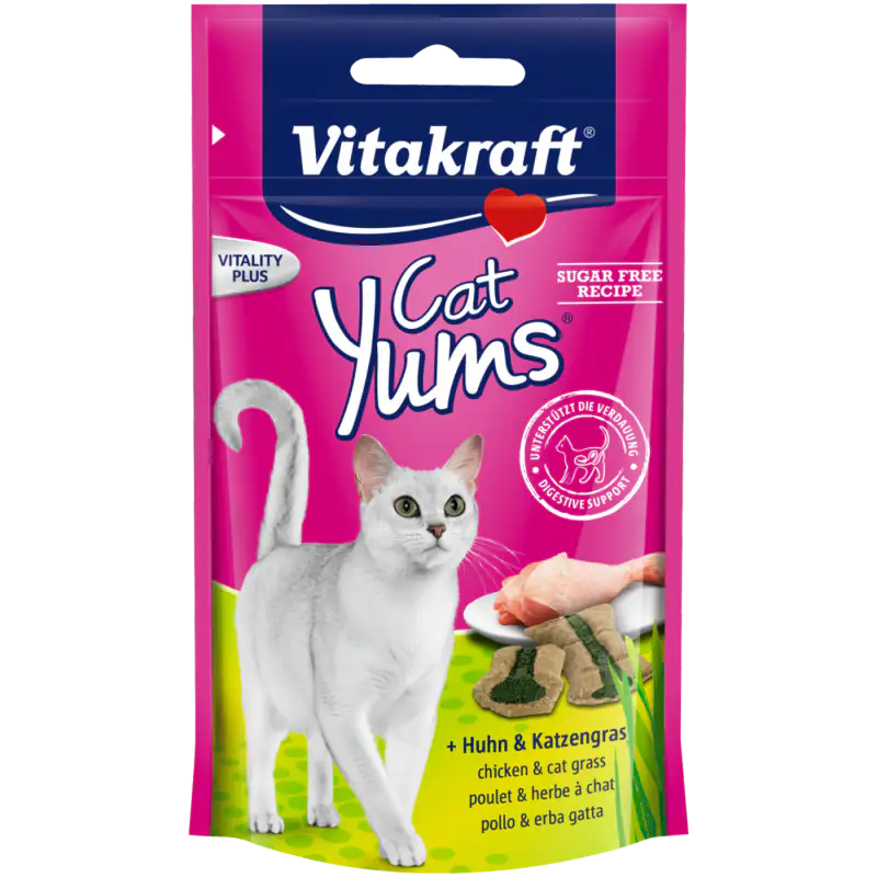 Vitakraft Cat Yums 40 gr  Pollo e erba gatta bauzaarit.myshopify.com
