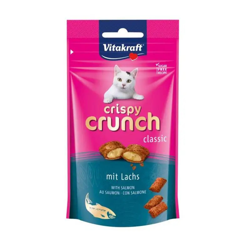 Vitakraft Gatto Crispy Crunch 60 gr  Salmone bauzaarit.myshopify.com