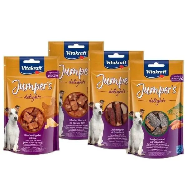 Vitakraft Jumper's Delight Snack per cani 80 gr   bauzaarit.myshopify.com