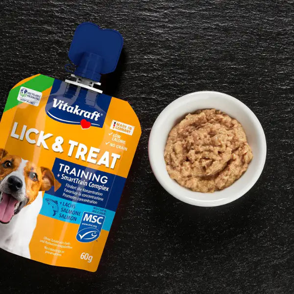 Vitakraft Lick & Snack Grain Free in crema formato Squeezy pouch richiudibile da 60 gr   Bauzaar.it
