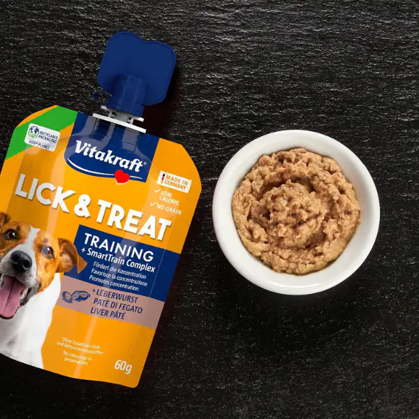 Vitakraft Lick & Snack Grain Free in crema formato Squeezy pouch richiudibile da 60 gr   Bauzaar.it