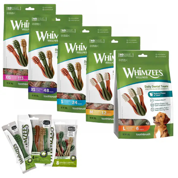 Whimzees Snack dentale Naturale Spazzolino   bauzaarit.myshopify.com