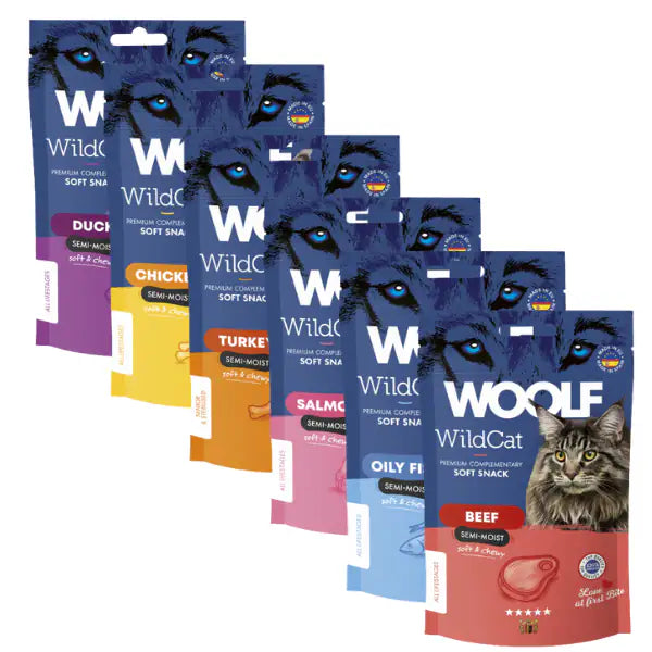 Woolf WIldCat snack per gatti 50 gr   bauzaarit.myshopify.com