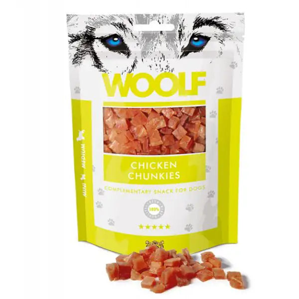Woolf morbidi bocconcini Snack Monoproteico per cani  Pollo bauzaarit.myshopify.com