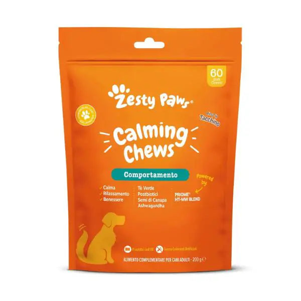 Zesty Paws Calming Chews Comportamento integratore per cani Alimento complementare  60 compresse bauzaarit.myshopify.com