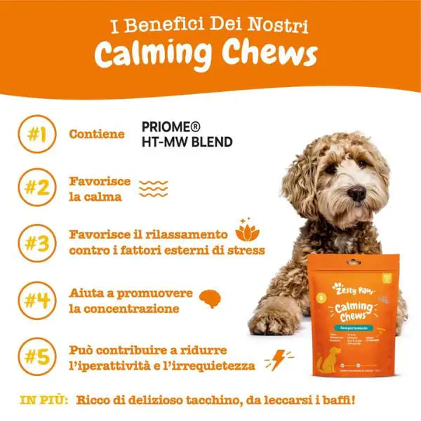 Zesty Paws Calming Chews Comportamento integratore per cani Alimento complementare   bauzaarit.myshopify.com