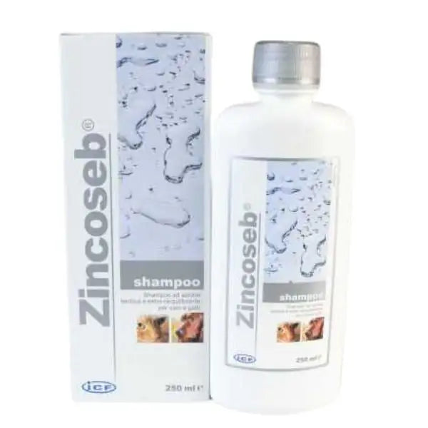 Zincoseb Shampoo Rigenerazione Cutanea ICF per cani e gatti   bauzaarit.myshopify.com