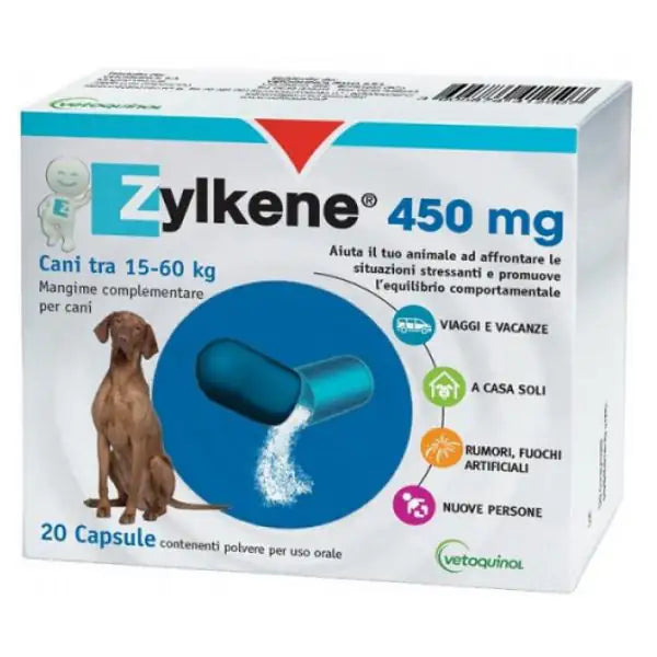 Zylkene Vetoquinol Neo Rilassante per cane e gatto  450 mg – 20 compresse bauzaarit.myshopify.com