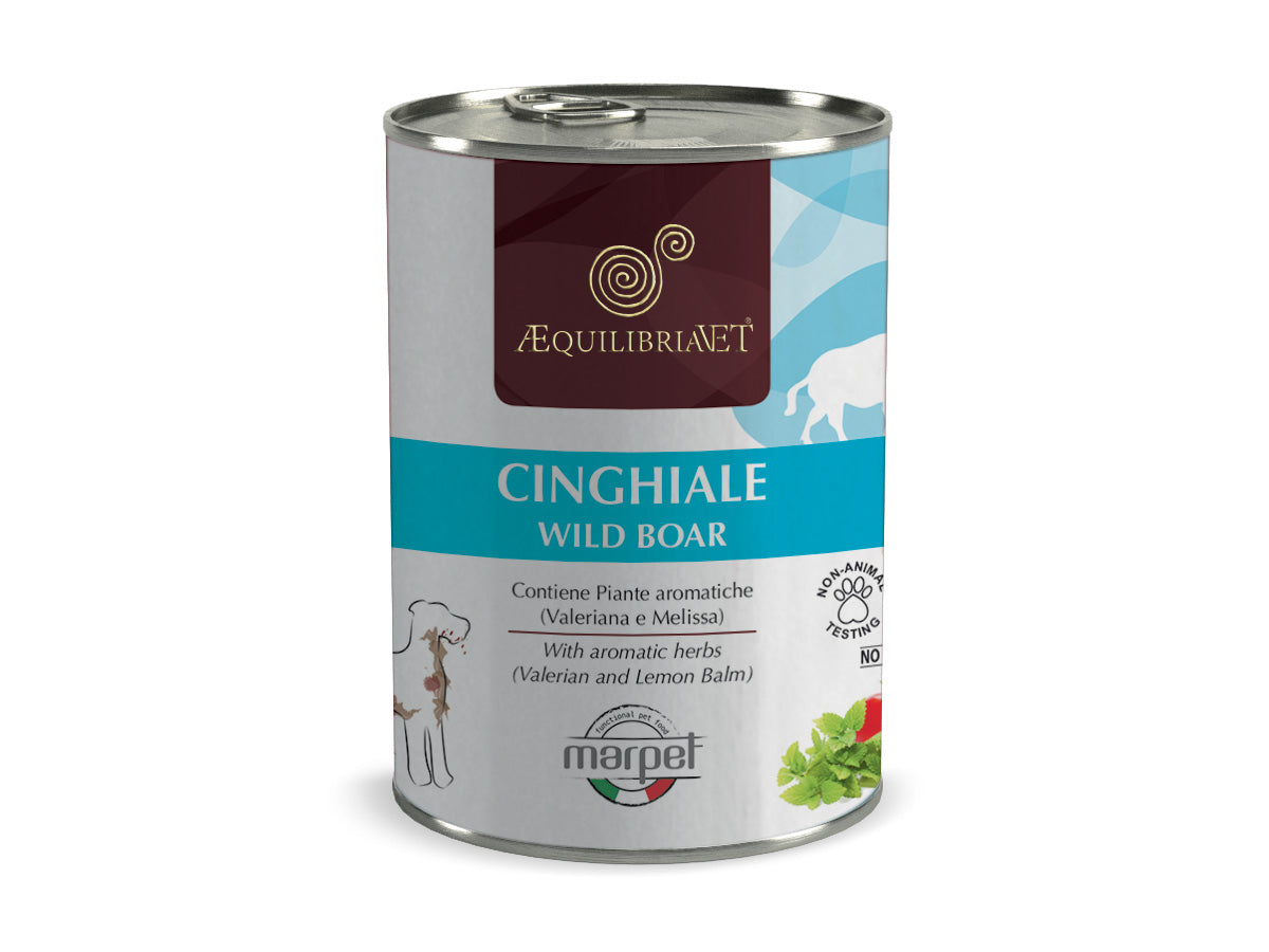 Marpet Aequilibria Vet dietetico umido cane 400 gr - Cinghiale