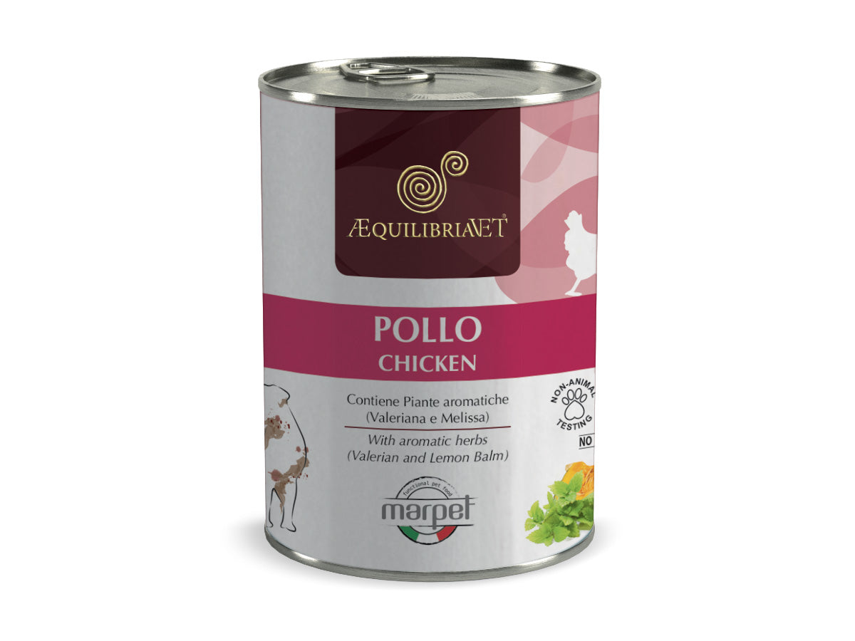 Marpet Aequilibria Vet dietetico umido cane 400 gr - Pollo