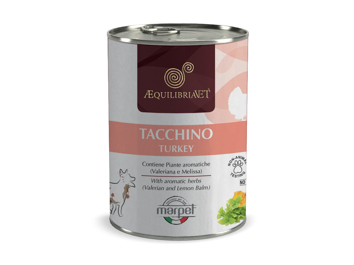 Marpet Aequilibria Vet dietetico umido cane 400 gr - Tacchino