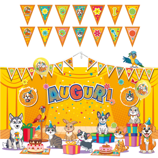 kit buon compleanno mypets party immagine2
