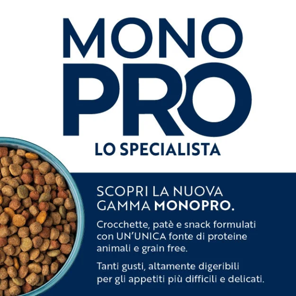 monopro lo specialista hypoallergenic adult all breeds grain free manzo immagine8