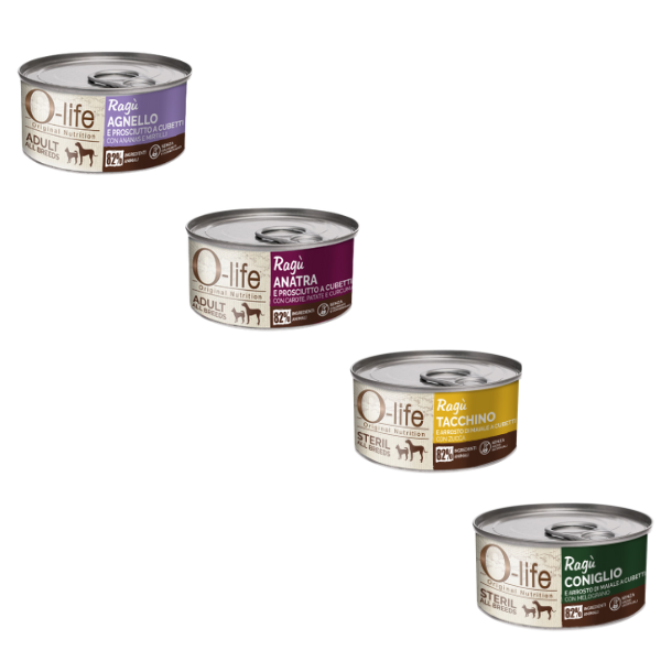 o-life dog adult ragù 150 gr immagine2