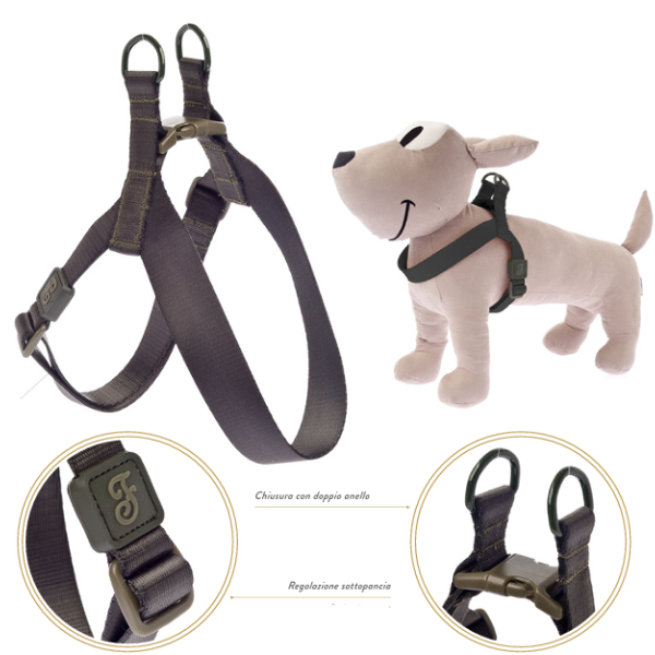 ferribiella suprema pettorina regolabile con chiusura a doppio anello immagine3