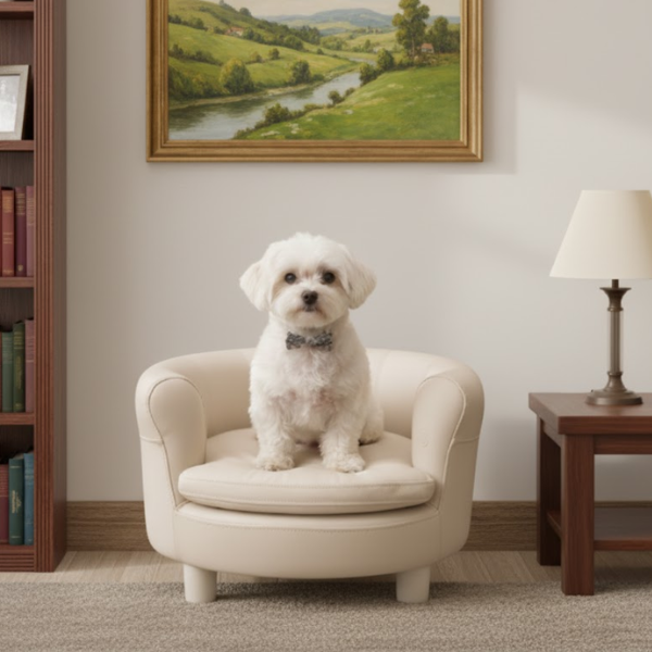 divanetto per cani maison sabbia ferribiella immagine2