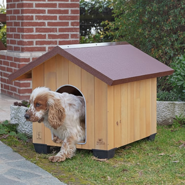 cuccia per cani da esterno in legno domus ferplast 1