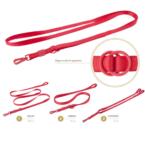 ferribiella suprema guinzaglio multifunzione regolabile immagine3