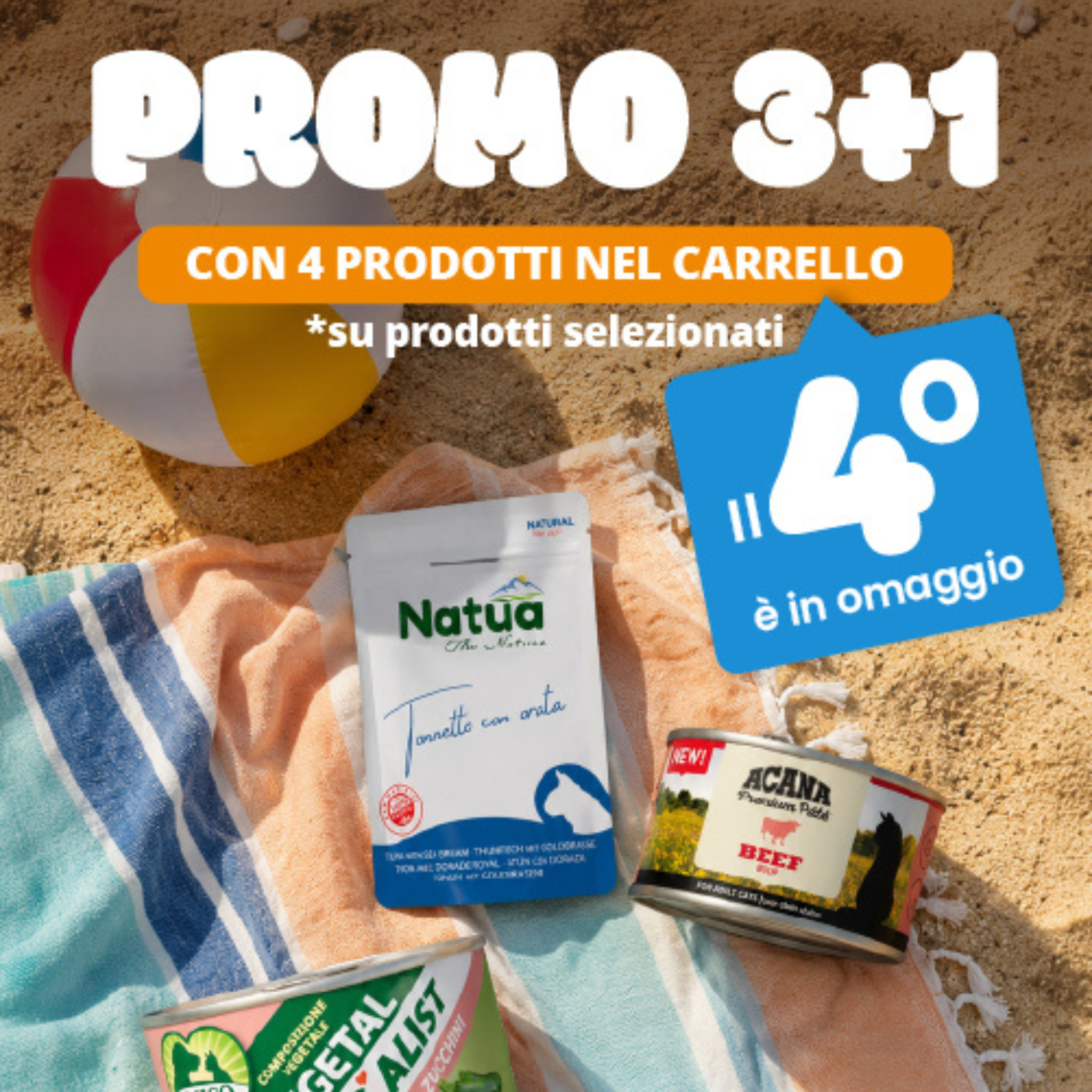4x umido al costo di 3!