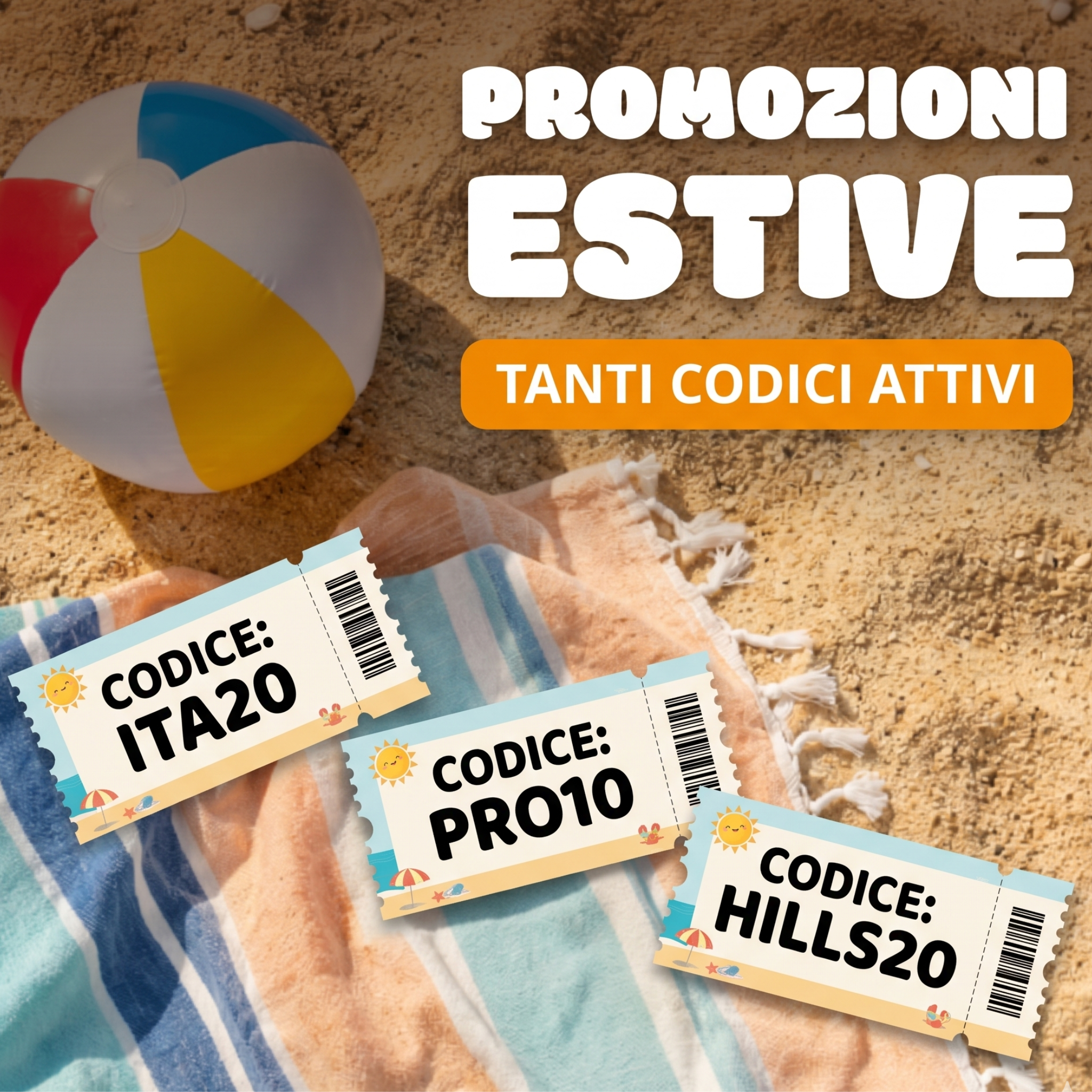 Scopri i coupon attivi!