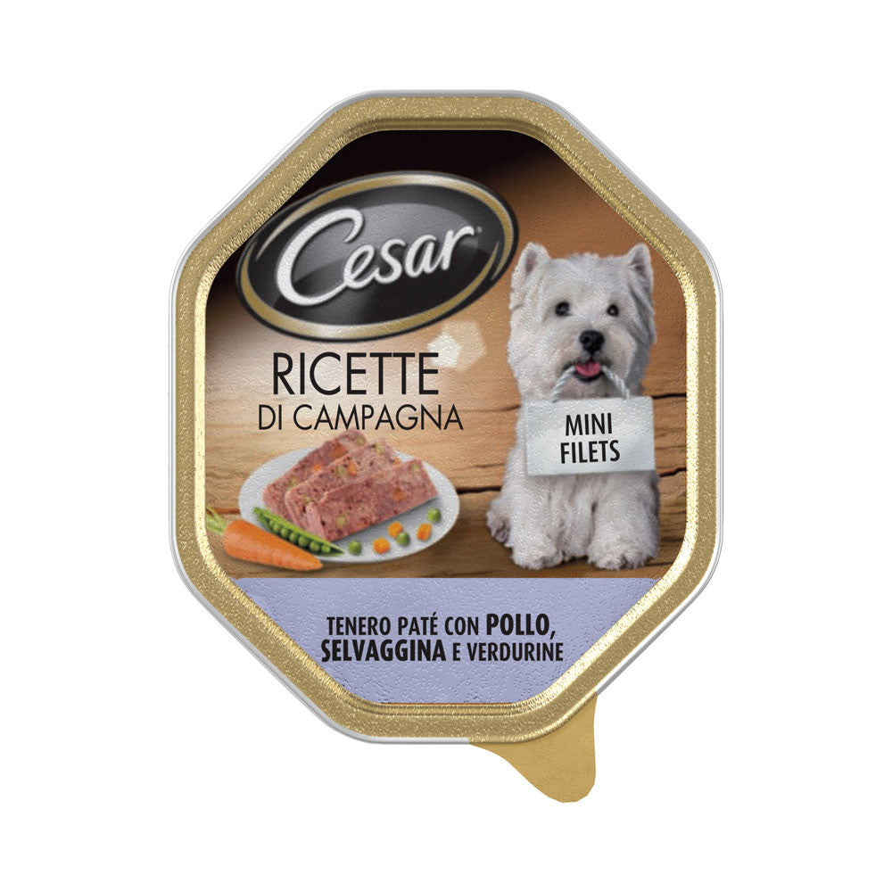 Cesar Ricette di Campagna 150gr - Pollo, Selvaggina e Verdure