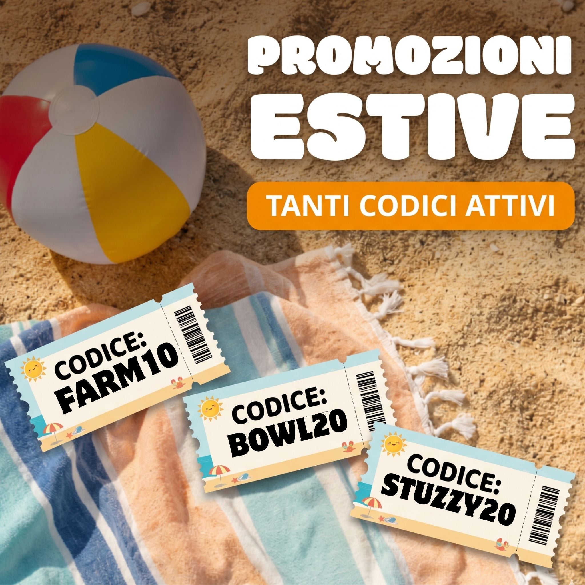 Codici sconto attivi