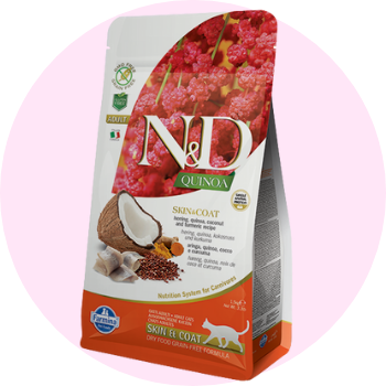 Crocchette per gatti con dermatite