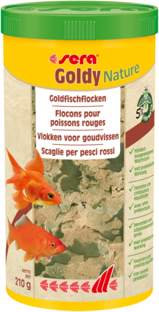 Sera Goldy mangime completo  in scaglie per pesci rossi e d'acqua fredda - 250ml