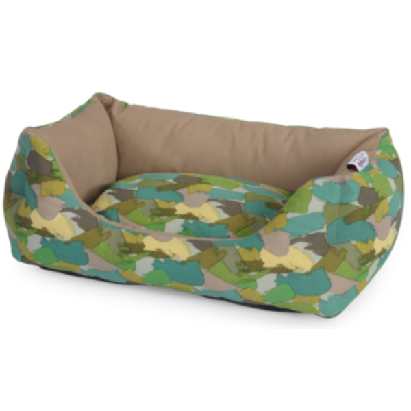 Cuccia rettangolare Fabotex - Mimetica - 65x50x20 cm