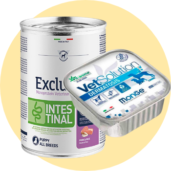 Diete vet cibo umido per cani