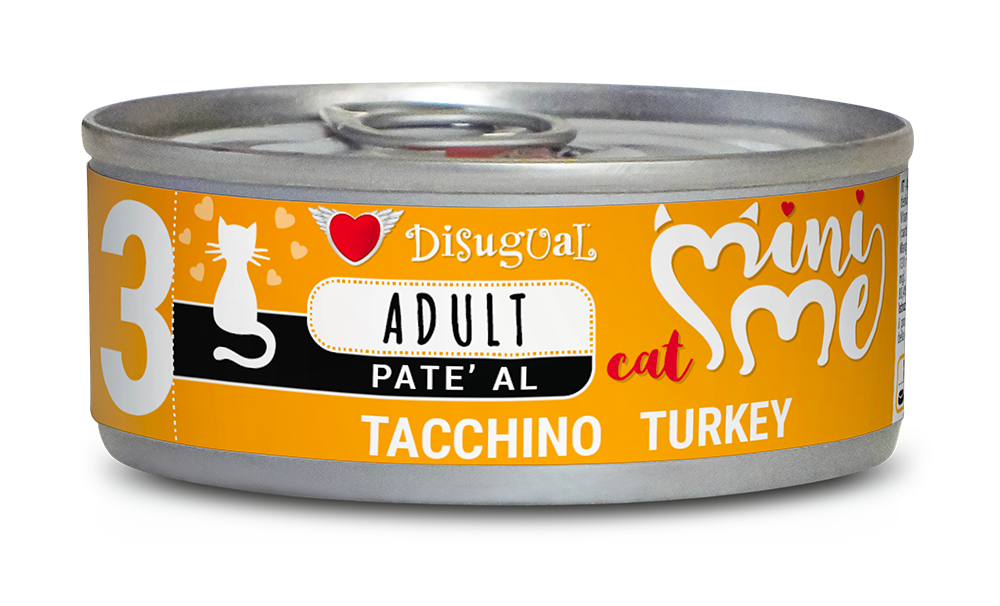Disugual Mini Me Cat Adult Patè 85 gr - Tacchino