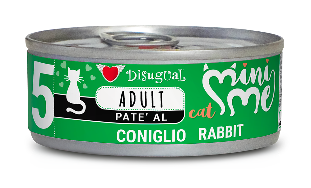 Disugual Mini Me Cat Adult Patè 85 gr - Coniglio