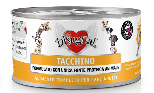 Disugual Monoproteico Grain Free 150 gr - Tacchino