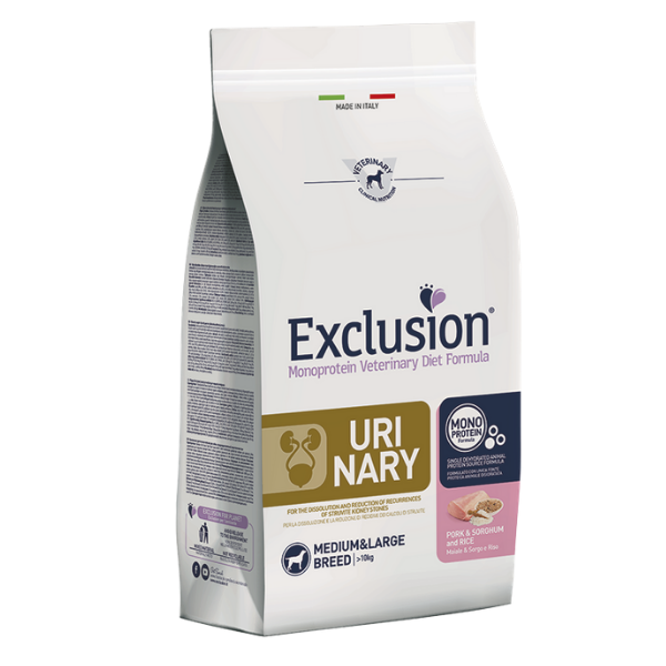 Exclusion Diet Urinary Medium/Large Maiale Sorgo e Riso