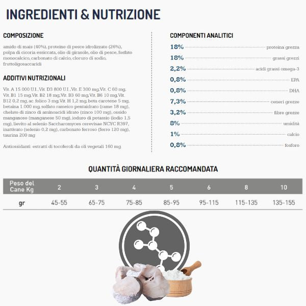 exclusion diet hydrolyzed hypoallergenic adult small pesce immagine3