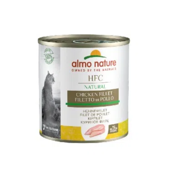 Almo Nature HFC Natural in brodo di cottura 280 gr - Filetto di Pollo