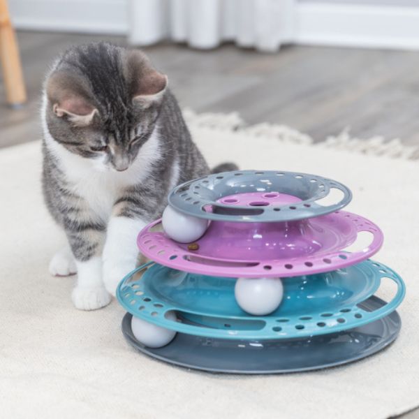 gioco interattivo per gatti catch the balls trixie immagine3