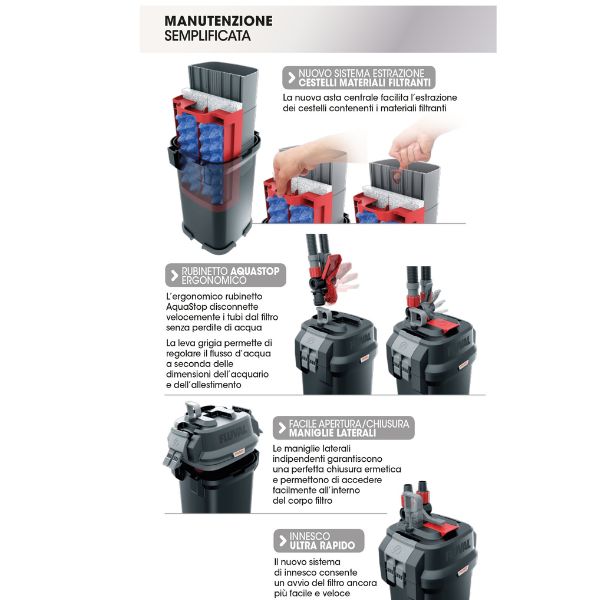 filtro esterno per acquari pratiko 3.0 super silent askoll immagine4