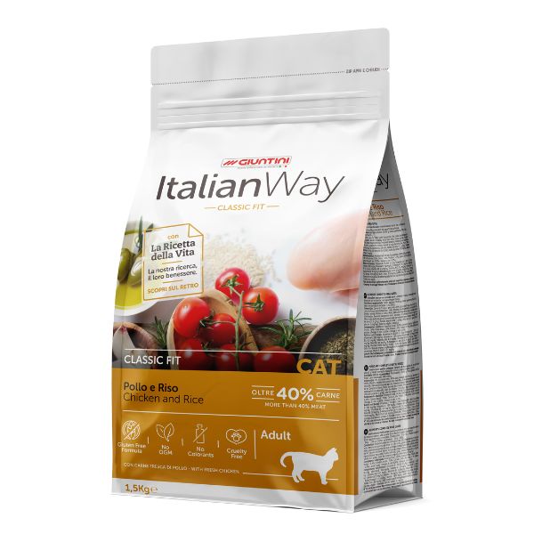 ItalianWay Classic Fit Adult Pollo e Riso - 1,5 kg