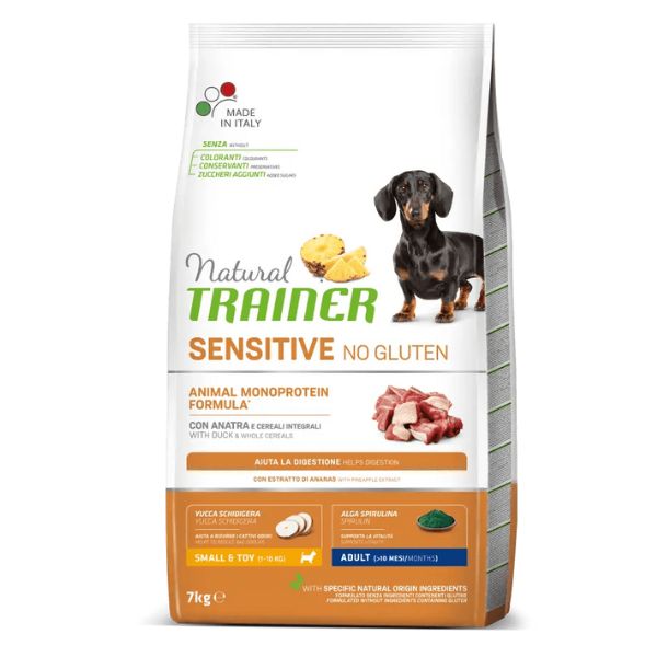 Natural Trainer Sensitive No Gluten Mini Adult con anatra - 7 Kg