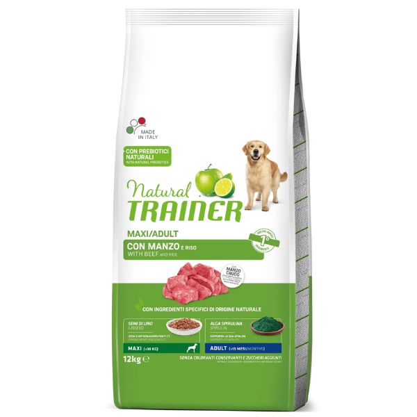 Natural Trainer Adult Maxi con Manzo e riso