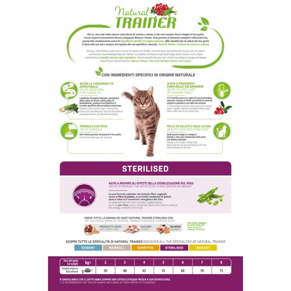 natural trainer adult sterilised con salmone immagine3