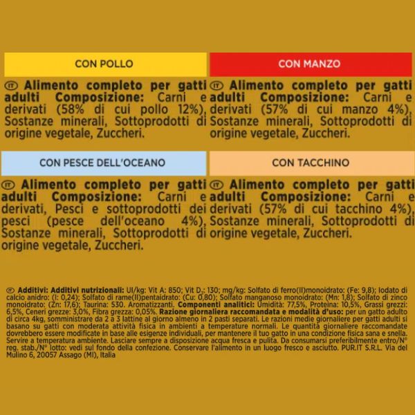 purina gourmet gold mousse umido gatto multipack 24x85g immagine3