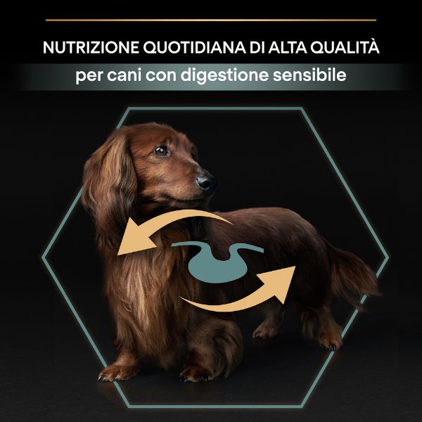 purina pro plan sensitive digestion small e mini adult crocchette cane agnello immagine8