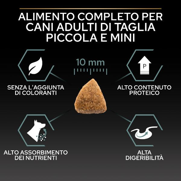 purina pro plan sensitive digestion small e mini adult crocchette cane agnello immagine7