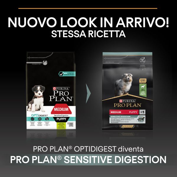 purina pro plan sensitive digestion medium puppy crocchette cane agnello immagine3