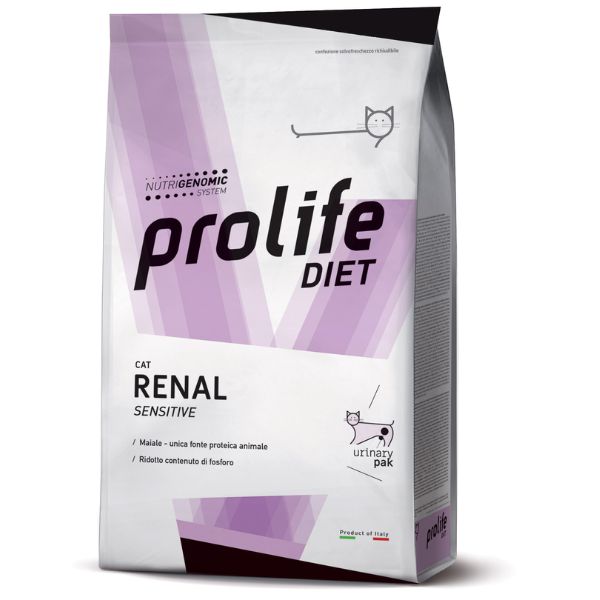 prolife veterinary diet cat renal sensitive maiale immagine2